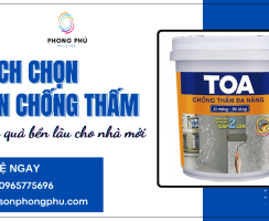 Cách chọn sơn chống thấm hiệu quả cho nhà mới 