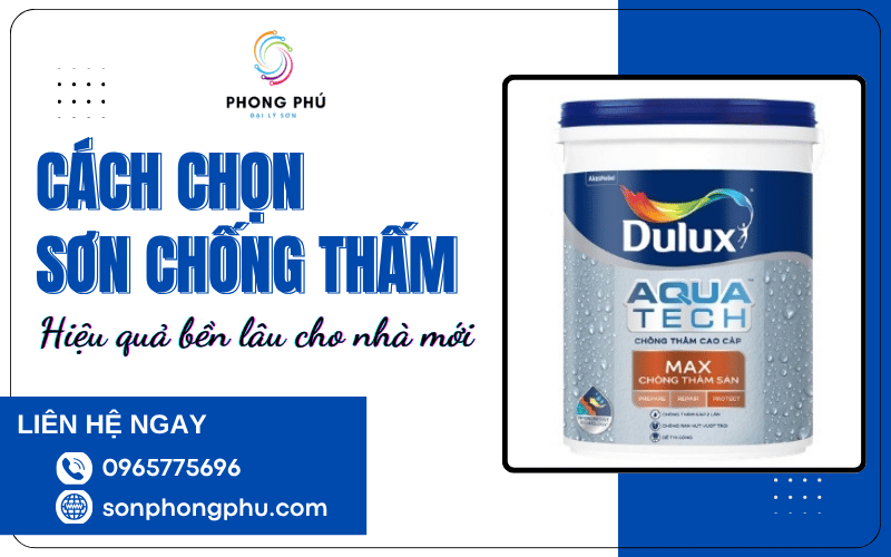 cách chọn sơn chống thấm