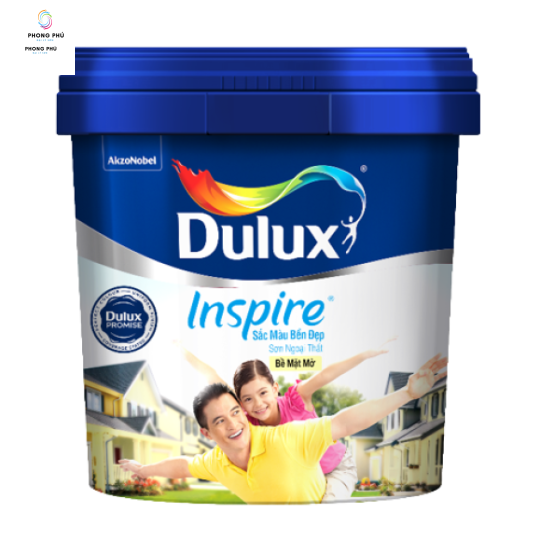 Dulux Inspire Ngoại Thất Sắc Màu Bền Đẹp Bề Mặt Mờ 15lit